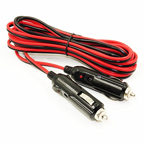 MOTOPOWER 12FT 12V Heavy Duty Male to Male Cigarette Lighter Plug