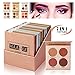 MAANGE Eyeshadow Palette 7PCs Pigmented Eyeshadow Palette Set, Professional Colorful Eyeshadow Palette Long Lasting Waterproof Matte Shimmer Eye Shadows Cosmetics - 7 Styles