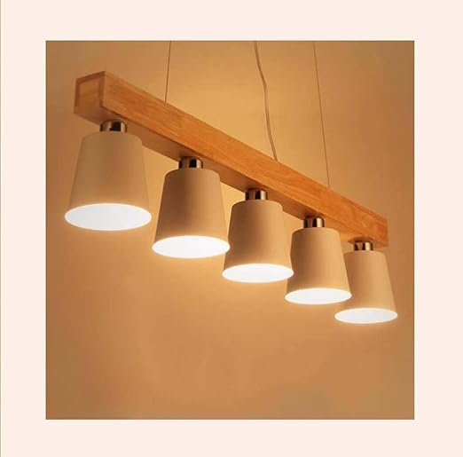 Pendelleuchte Vintage Abgehangte Deckenleuchte Retro Decke Kronleuchter Wohnzimmer Schlafzimmer Farbe Weiss 5 Kopfe Amazon De Beleuchtung