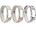 SKYLET Replacement Bands for Garmin Vivofit 2 (No Tracker)(Tatoo Flowers&Secret Flowers&Cute Owles, Large)