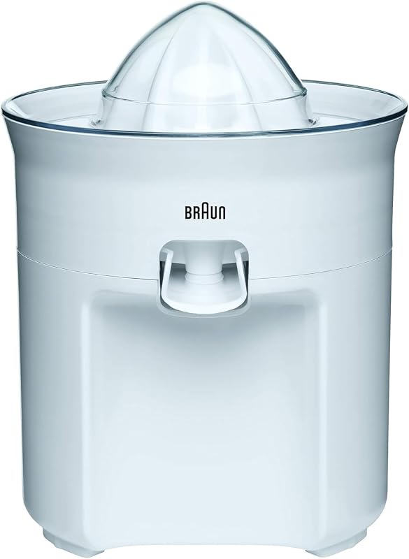 CJ3050 Presse-Agrumes Electrique Acrylique Blanc 14 x 13 x 23 cm