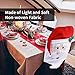 Santa Claus Hat Christmas Chair Back Covers Decorations, 2 Pcs Mr & Mrs. Santa Claus Chair Red Hat Dining Chair Slipcovers Set for Christmas Holiday Festival Party Home Kitchen Dining Room Décor