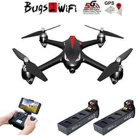 JOLIMENT MJX B2W Bugs 2 GPS Brushless RC Quadcopter Drone With 5G WIFI FPV 1080P HD Camera Altitude Hold Headless Aircraft Toys