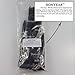 Honyear Zip Ties 500 Pcs Nylon Cable Zip Ties with Self-Locking 4/5/6/8/10 Inch, Black, UV Resistant, Heavy Duty