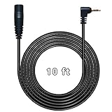 YQMAJIM Dash Cam Rearview Backup Camera Reverse Car Recorder Cord Extension Cable,2.5mm Male to Female 4 pin(10 ft)