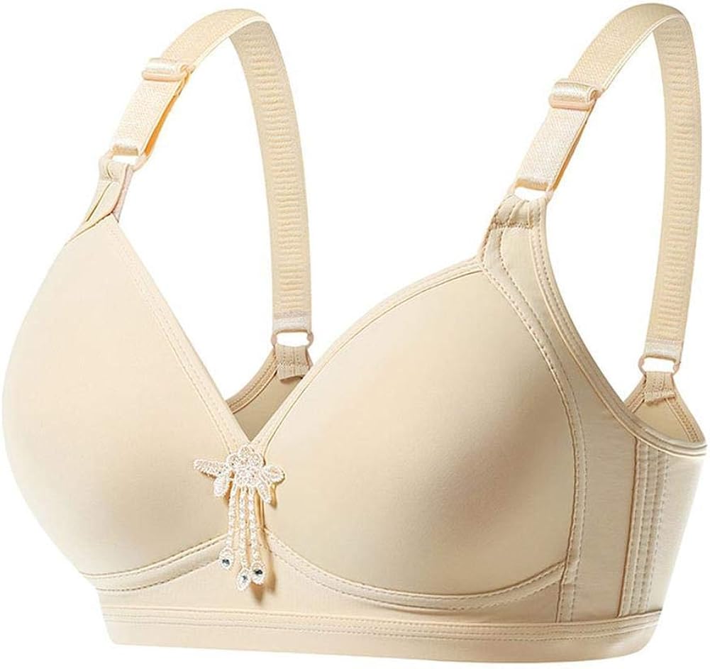 Tammy Yerkes Women Comfort Bra Sexy Gathered Bra Wireless No Padded
