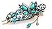-Oyang Green Vintage Jewelry Crystal Butterfly Hairpins Hair stick - for hair Beauty Tools-Oyang