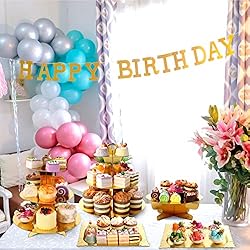 7 Pieces Cake Stand Set 3-Tier Cardboard Cupcake
