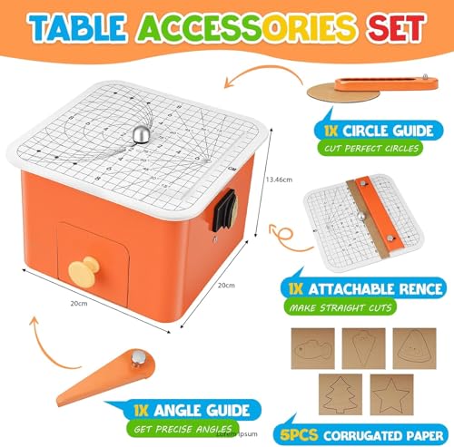 Safe Cardboard Cutter For Kids: Chomp 45w Bladeless Electric Saw Precisely Cuts 4mm Cardboard Stem Tool Ideal For 3D Models And School Projects