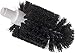SPARTA 4014600 Plastic Floor Drain Brush, Drain Cleaning Brush With Female Thread For Drain Cleaning, 3 Inches, Black