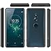 CoverON Hard Slim Fit ClearGuard Series for Sony Xperia XZ2 Case, Clear with Black Trim