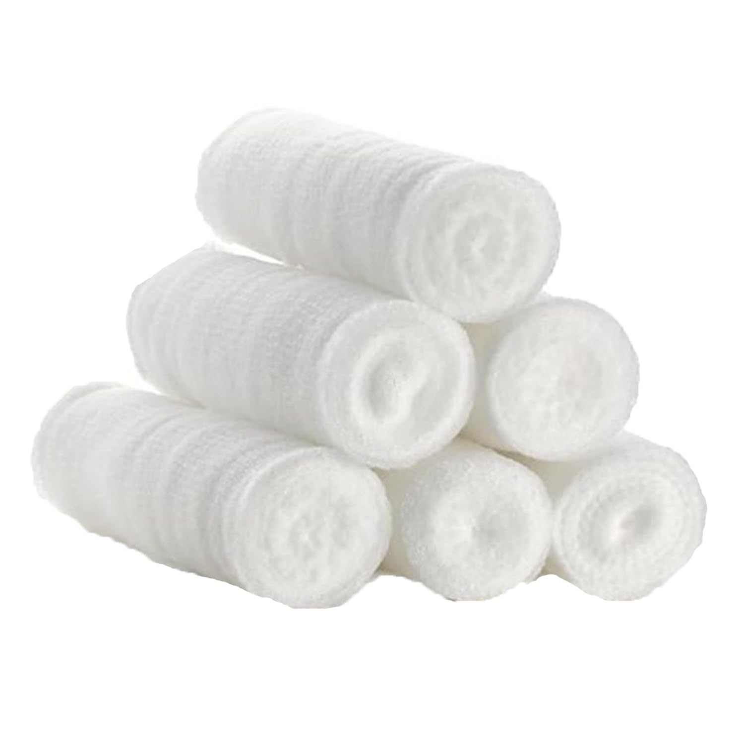 AOVNA 6 Rolls Cast Padding 2.7m Gauze Bandage Rolls Plaster Cloth Gauze Bandage for First Aid Sports Halloween Wrap Supplies (5cm)