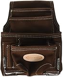 McGuire-Nicholas 688 Nail & Tool Bag with 10 Pockets, Genuine Suede Leather