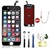 LCD Display &Touch Screen Digitizer Replacement Full Assembly for iPhone 6 (4.7 inch) With Free Tools Kit (Black)