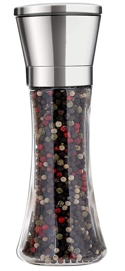 Buy Adtala Salt And Pepper Crusher Salt And Pepper Shakers With Adjustable Coarseness By Ceramic Rotor Stainless Steel Pepper Mill Shaker And Salt Crusher Mills 1 Pcs Set Online At Low