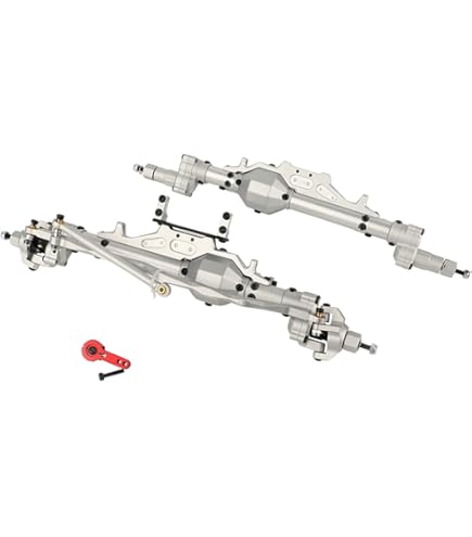 Amazon.com: RZXYL Aluminum Front and Rear Axle for 1/10