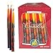 Ner Mitzvah Colorful Dripless Handmade Chanukah Candles - Standard Size Fits Most Menorahs - Premium Quality Wax - Assorted Colors - 45 Count for All 8 Nights of Hanukkah