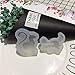 2 pcs/Set Small Cat Polymer Clay Silicone Mold,Crafting, Resin Epoxy, Jewelry Pendant Earrings Making, DIY Mobile Phone Decoration Tools,Semi-Transparent