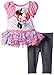 Disney Girls' Minnie Mouse 2-Piece Legging Set, Shrug Pink, 12 Months