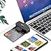 Type C Smart Card Reader Rocketek DOD Military USB-C Common Access CAC Card Reader, Credit Card Reader/Chip Card Reader Compatible with Android Phones, MacBook Pro, iMac and Other Type C Laptops