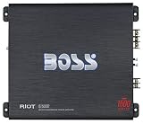 BOSS Audio Systems R1600M Monoblock Car Amplifier - 1600 Watts, 2/4 Ohm Stable, Class A/B, Mosfet Power Supply, Great for Car Subwoofers