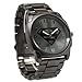Superman Gray Logo Watch with Gun Metal Bracelet Band (SUP8024)
