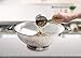 KUKPO EASY GRIP - 5-Quart Stainless Steel Colander - Strainer For Pasta, Noodles, Orzo, Vegetables & Fruits - Heat Resistant Handles!