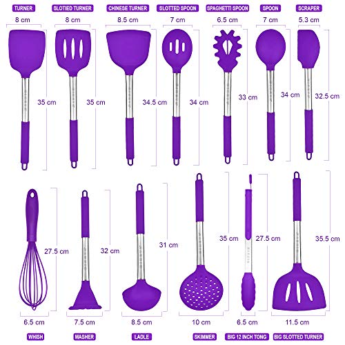 GINEVE Utensils For Pressure Cooker Accessories Set | Use with Insta Pot & Instapot Accessory, Nice For Instant Pot Accessories 6 qt, For 3 5 6 8 10 qt Insta Pot, Use With All types of Cookware