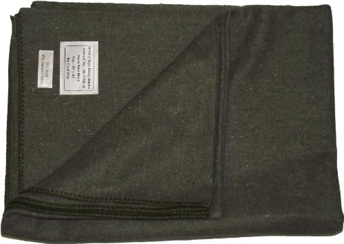 New Military Style Heavy Wool Camping Blanket