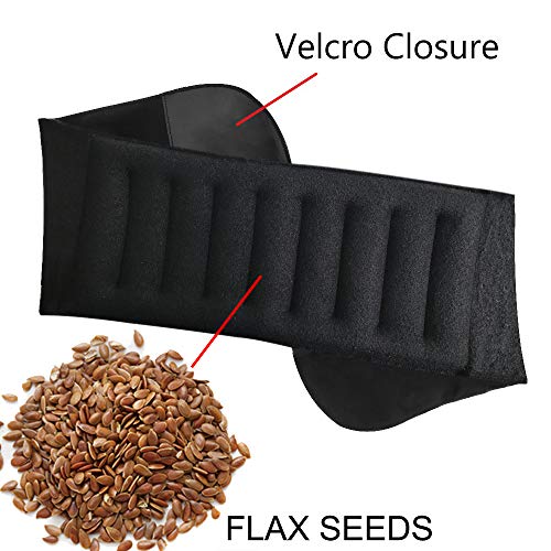 Aroma Season Microwave Lower Back Heating Pad for Back Pain Lumbar Heat Wrap. Hot Therapy for Relief Cramps, Pains