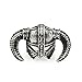 Asterom Unique Paracord Knife Beads - Custom Paracord Lanyard Charms Metal Beard Bead - Viking Helmet