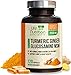 Turmeric Curcumin with Ginger, Glucosamine & MSM 2000mg 95% Curcuminoids, Bioperine for Best Absorption, Best Joint Support, Made in USA, Turmeric Pills by Life Nutrition - 120 Capsules