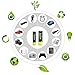 RayHom USB Rechargeable Lithium Batteries AAA - 8-Pack Triple A Batteries, Rechargeable AAA Li-ion Battery with 2 USB-C 2-in-1 Charging Cable, 1.5V 1100mwh, Charges 1 Hours, Over 1000+ Cycles