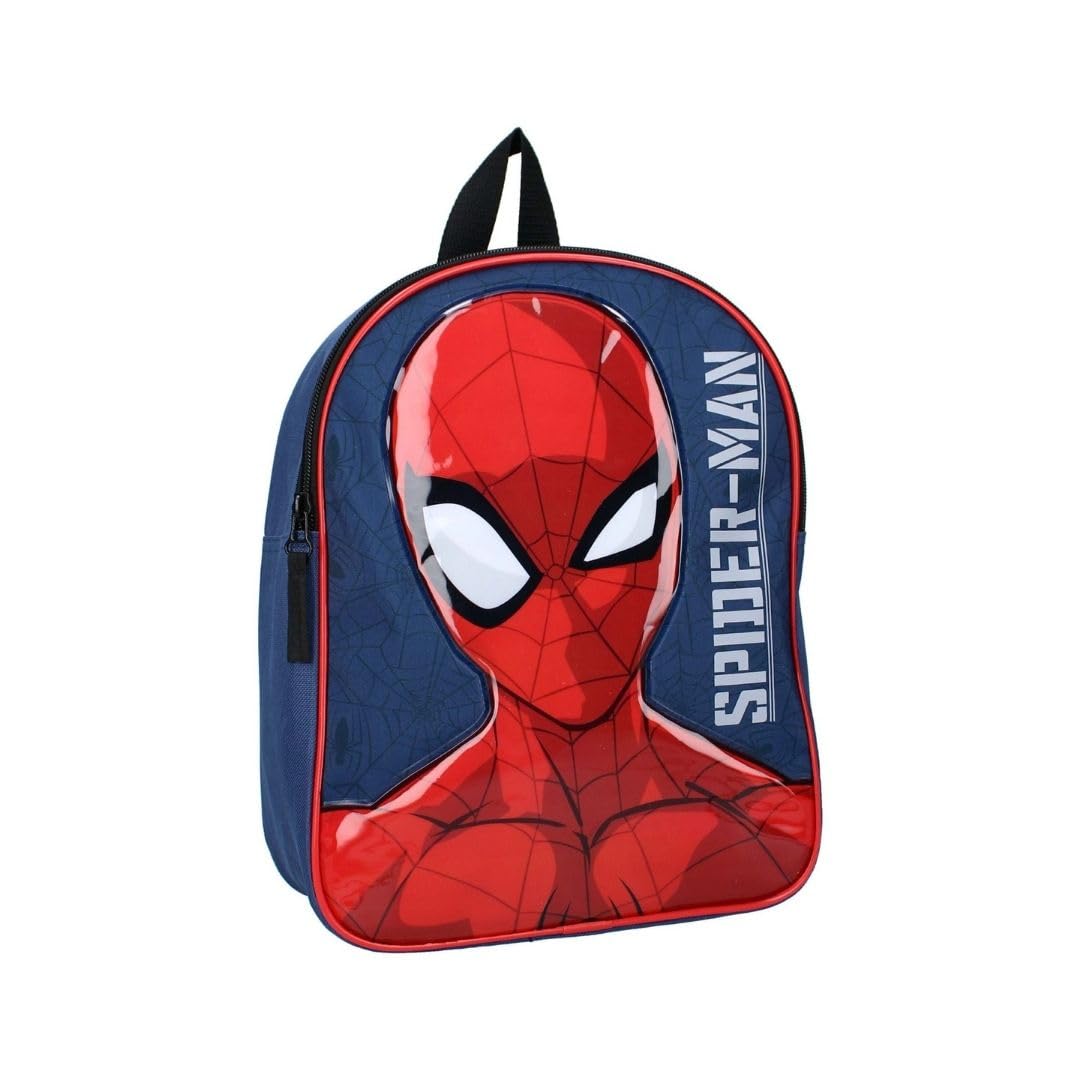 mybagstory - Backpack - Spiderman - Blue - Child - School - Primary - Kindergarten - Nursery - Nursery - Boys' School Bag - Size 32 cm - Adjustable shoulder straps