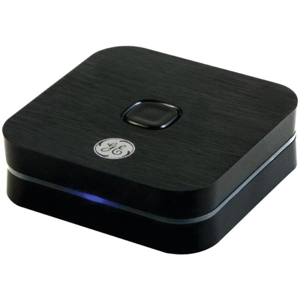 Photo 1 of GE Bluetooth Audio Receiver, Supports A2DP, Sbc, Fcc Certified, Micro USB Charging Cord, 3.5mm Audio Cable, 3.5mm to RCA Adapter, Pair with Smartphone, Tablet, Laptop, Black, 33625