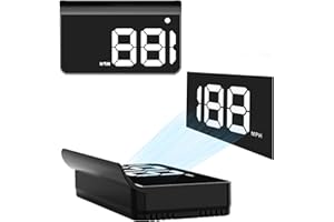 KUOWEIHUD Heads up Display for Cars,HUD,Head up Display for Car,Car HUD,GPS Head Up Display Car,USB Cable Plug and Play,Automatic Brightness Adjustment,Large Font Display