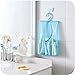 Yosoo 3pcs Colorful Hanging Mesh Bag, Bathroom Shower Storage Organizer Set Hamper Bag Closet Rack Clothes Clip Collection Bag Laundry Basket