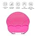 LANDWIND Facial Cleansing Brush, Sonic Silicone Scrubber, Face Vibrating Massager, IPX7 Waterproof, Rechargeable, Deep Cleaning for All Skins, Anti-Aging Facial, Exfoliation (Rose)