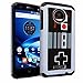 for Moto Z Play Case, Moto Z Play Droid Cover DURARMOR Hybrid Shockproof Armor Case for Moto Z Play Droid - Vintage Game Controller