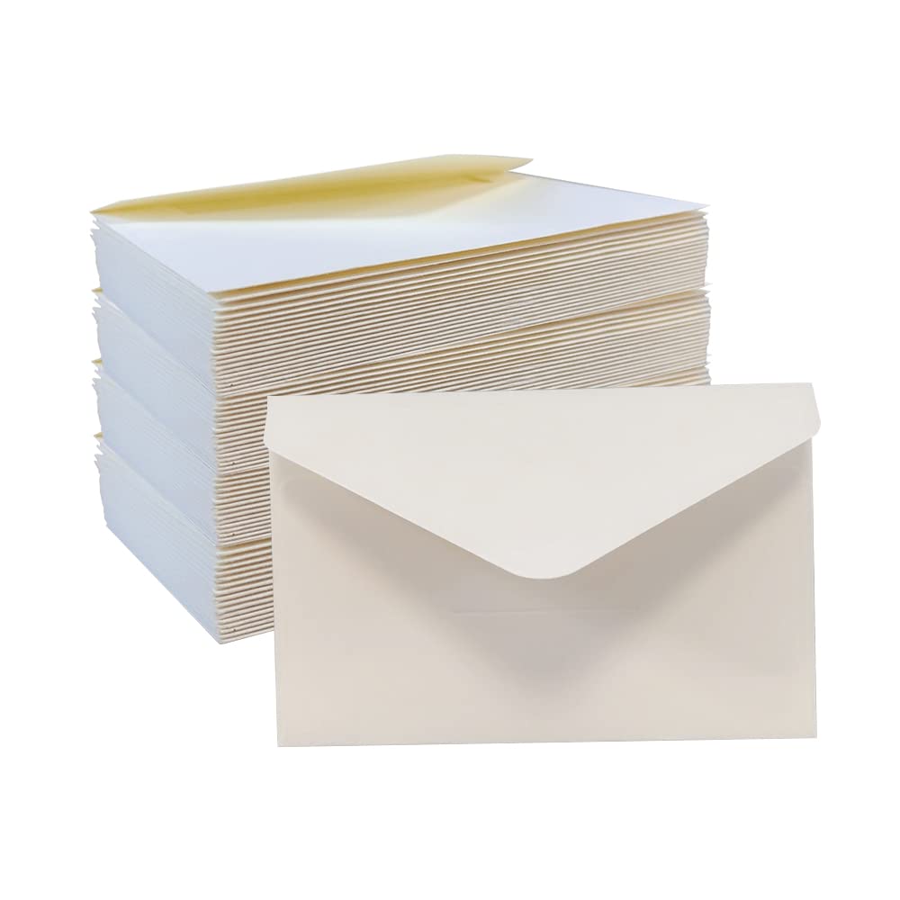 WYAN Mini Envelopes-80 Pack White Classic Flap Envelopes,Small Parts Envelopes,for Gift,Greeting Cards,Wedding,Business,Invitation(Card not Included)