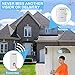 Wireless Doorbell, Wireless Door Bell Chime Kit with LED Light, Easy Install, by AikTryee.