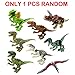 Halffle 8 PCS Dinosaur Building Blocks Kids Mini Creative Animal Shape Building Blocks Early Learning Toys Random Color