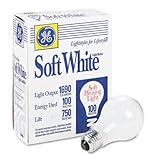 GE 41036 - 100A/W A19 Light Bulb (8 bulbs)