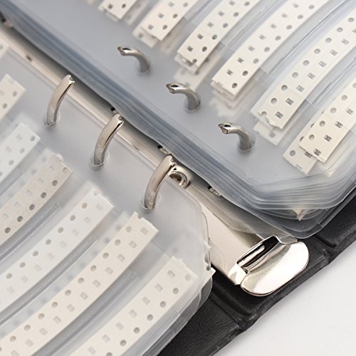 WINGONEER 1% 0805 SMD Resistor Assorted Folder ( 0 ohm-10M ohm ) 170value x 50pcs = 8500pcs sample book - Thumbnail 2