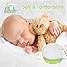 The Cozy Caterpillar Luxuriously Soft & Quilted Baby Crib Mattress Protector Pad | 100% Waterproof | Made of Bamboo Velour | Hypoallergenic | Eco-Friendly | Washer & Dryer Safe | No Harsh Chemicals