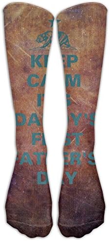 Father's Day Gift Keep Calm California Bear Designer Cool SocksFunky Socks Leg Warmer Training Socks