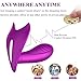 Wearable G Spot Vibrator Butterfly Vibrator Warm Up 10 Vibration Modes Rechargeable Wireless Remote Control Waterproof Clitoris Stimulator Sex Toys for Women and Couples