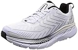 HOKA ONE ONE Men's Clifton 4 Running Shoe White/Black Size 9.5 M US