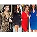 OFTEN Women Ladies Dress For Party Keyhole With Metal Buckle Bodycon Party Dress