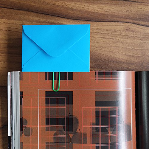 Supla 140 Pcs Mini Envelopes 14 Colors Gift Card Envelopes 4" x 2.7" Pocket Envelope Business Card Envelopes Valentine's Day Assortment Little Envelopes Love Notes